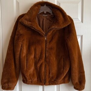 Magaschoni Rich Brown Teddy Jacket
